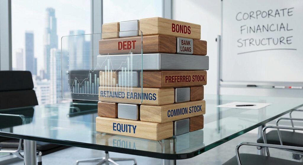 Financial manager analyzing complex data and corporate spreadsheets