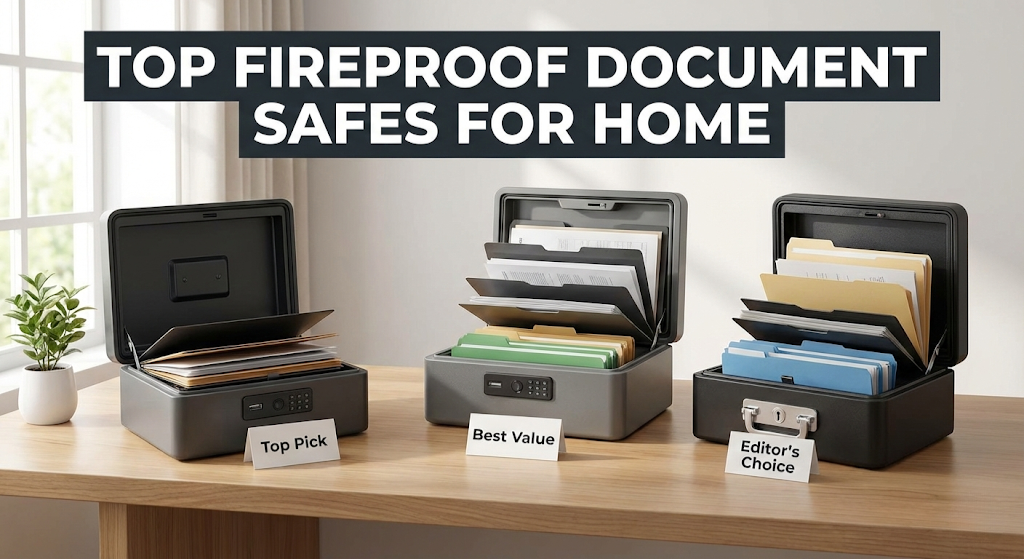 Top fireproof document safes for home