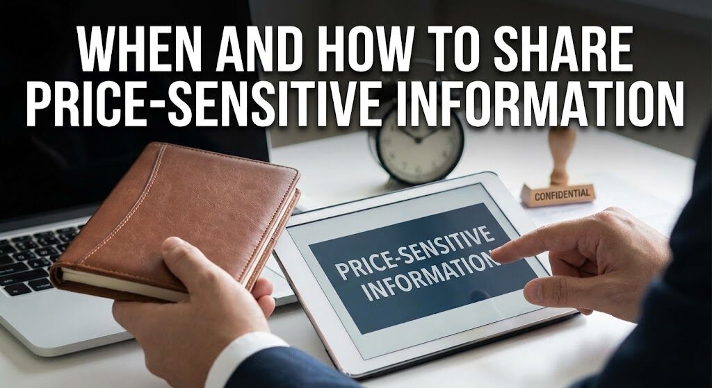 Business professionals discussing confidential financial information