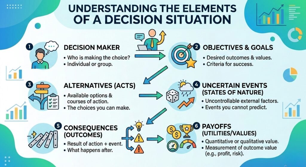 The elements of the decision situation