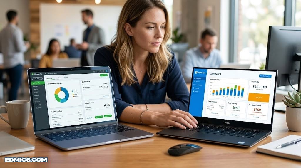 QuickBooks vs FreshBooks accounting software comparison